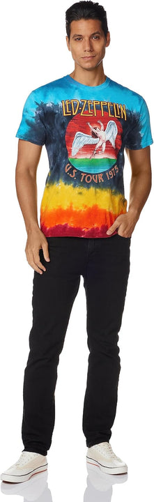 Liquid Blue Men's Led Zeppelin Icarus 1975 T-Shirt, Multi, XL