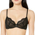 Gossard Women's Superboost Lace Padded Plunge Bra, Opaque, Black (Black), 30G