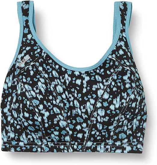Champion Women's Shock Absorber S4490 Active Multi Sports Bra, Black Allover, 34GG