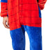 Everglamour SPIDER MAN ONESIE BODYSUIT LARGE,Red and Blue