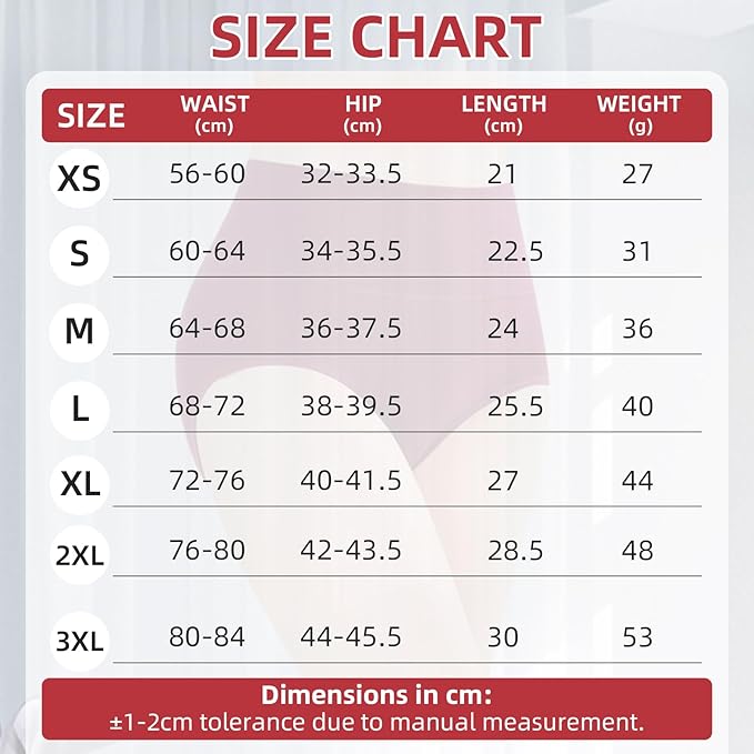 Gonggi 4PCS Period Pants for Women Heavy Flow, Postpartum Underwear High Waisted, Leakproof Plus Size Cotton Postnatal Recovery Briefs for Moms and Womens Soft Absorbent (XXL)