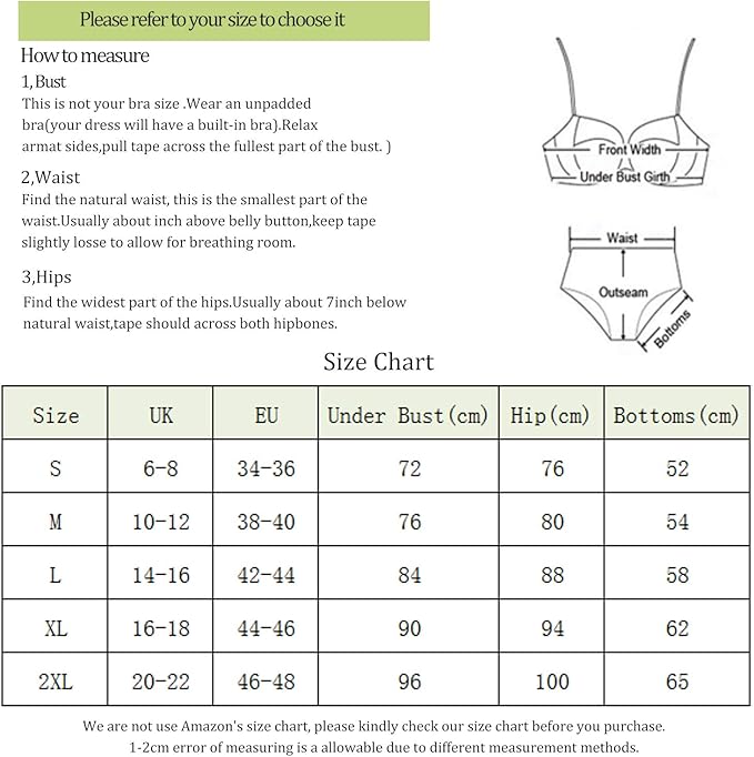 Jywmsc Women Two Piece Swimwear V Neck Floral Printed Padded Swimming Costume Slit Swimdress Skirted Swimsuit White Black