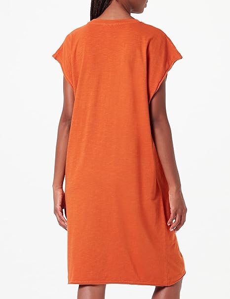 s.Oliver Women's Dress short, terracotta, Orange, M