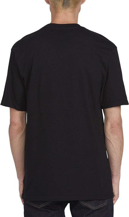 Volcom Men's Crisp Stone Short Sleeve Tee T-Shirt, Black, XL