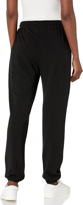 Juicy Couture Women's Novelty Tip Jogger Casual Pants, Deep Black, M