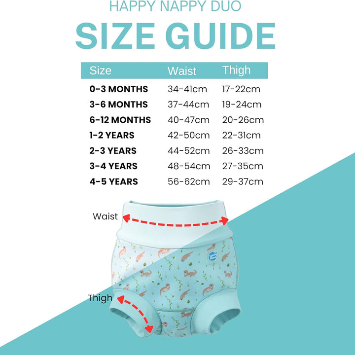 Splash About Happy Nappy Duo Wiederverwendbare Schwimmwindel (Variations Inside)