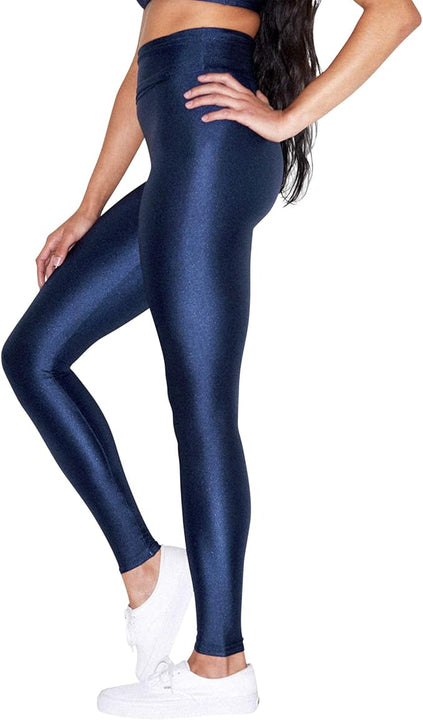 American Apparel Women's Nylon Tricot Leggings, Cobalt, M