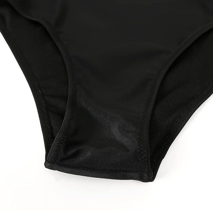 RXRXCOCO Women Cross Push Up Tummy Control One Piece Halter High Waisted Swimming Costume Swimsuits Swimwear