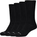 Camano Crew Online Unisex Diabetic Socks 4p, Black, 9-11