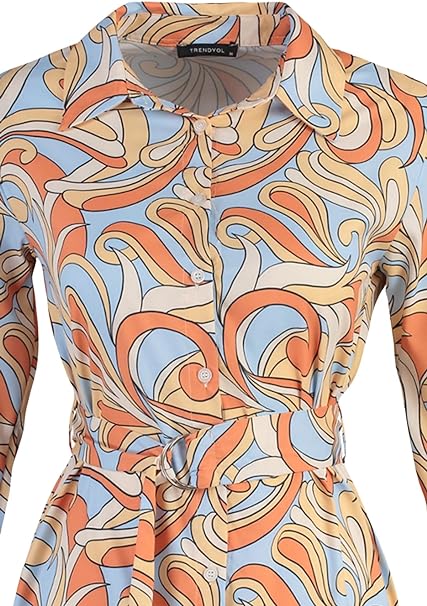 Trendyol Dress - Multi-Color - Shirt Dress UK12