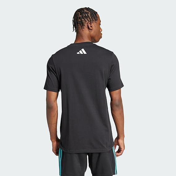 adidas Men's Mercedes - AMG Petronas Formula ONE Team DNA Graphic TEE Men, Black/White, XXL