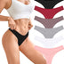 BeReady Cotton Thongs for Women Sexy Ladies Underwear Panties Hipster Bikini Breathable Knickers for Women Multipack 6, S