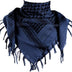 FREE SOLDIER Scarf Military Shemagh Tactical Desert Keffiyeh Head Neck Scarf Arab Wrap with Tassel 43x43 inches (Blue)