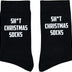 Poshzone Funny Christmas Socks Gift, Funny Secret Santa Gift, Stocking Filler Socks Gift, Rude Socks Gift, Novelty Xmas Cheeky, Funny Christmas Socks for Women or Men, One Size