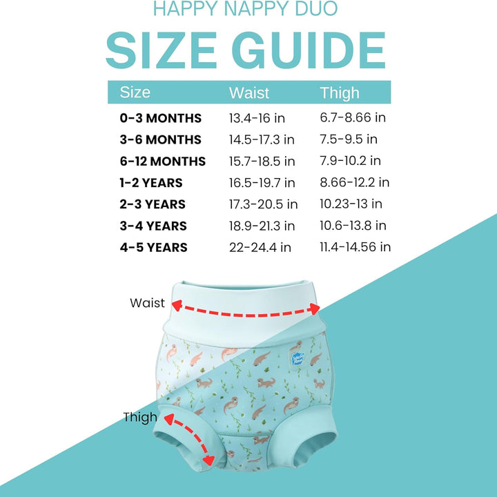 Splash About Happy Nappy Duo Wiederverwendbare Schwimmwindel (Variations Inside)