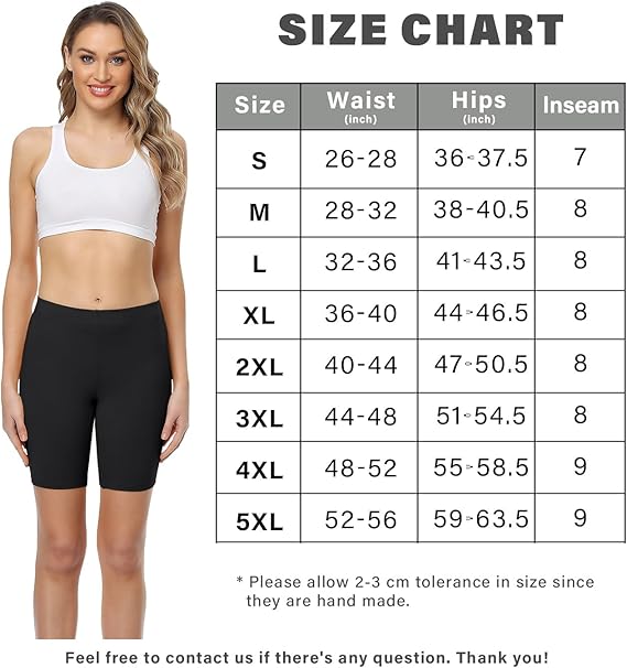 wirarpa Ladies Anti Chafing Shorts Womens Boxers Underwear Cotton Cycling Shorts Leggings for Under Dresses 4 Pack Black, Size L