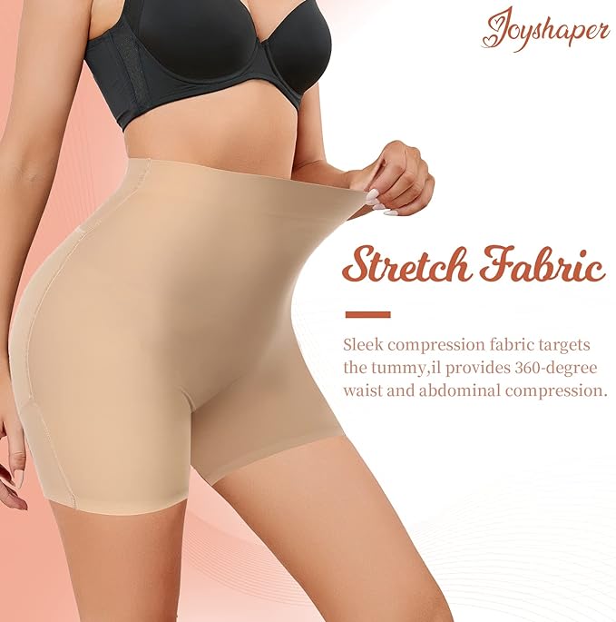 Joyshaper Butt Lifter Shorts Women Padded Panty Control Knickers Underwear Hip Enhancer Shapewear Beige S