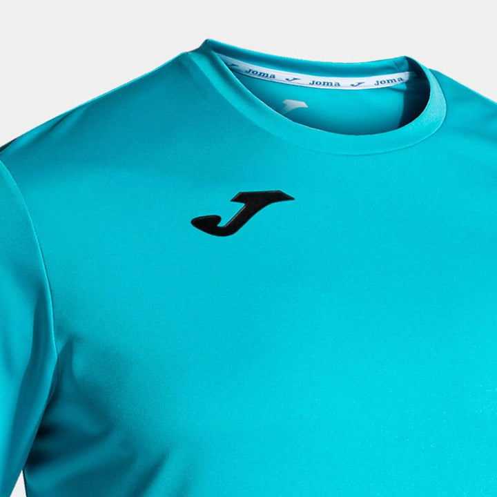 Joma Men's Combi M/C T-Shirt, Fluor Turquoise, XL