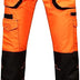 HASHOOB TRADING FZE Men’s Hi Vis Work Trousers high Visibility Cargo Workwear Soft Heavy Duty Multi Pocket Reflective Tape Pants (HV2-ORANGE1, 38W X 32L)