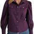 NA-KD Women's Puff Sleeve Shirt, Purple, 6 UK