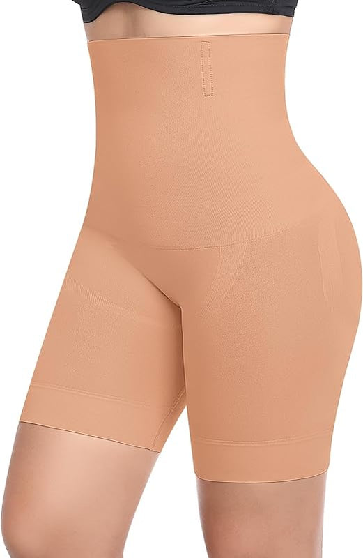 Werkiss Shapewear for Women Tummy Control Knickers High Waisted Body Shaper Shapewear Shorts Shaping Underwear Slimming Pants Under Dresses(Brown, 2XL)