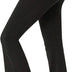 YUSHOW Flare Trousers Women Bootcut Yoga Pants High Waist Workout Bootleg Pants Black