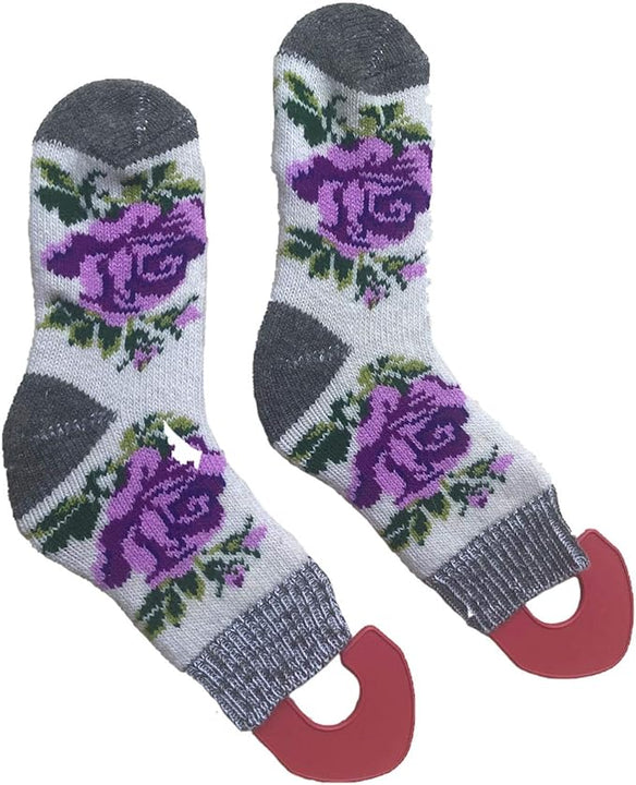 Red Suricata Adjustable Size Sock Blockers - Pair of Socking Stretchers for Knitting & Crochet Socks