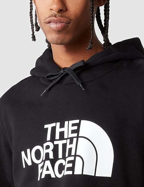 THE NORTH FACE Men's Half Dome Hoodie - Men's Pullover and Jumper with Hood - Graphic Hoodie for Hiking, Camping and Walking - TNF Black, S