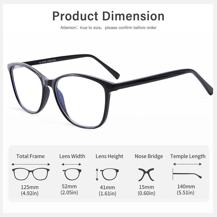 Madison Avenue Blue Light Blocking Glasses Anti Eyestrain UV Glare Blue Light Glasses for Women TV Phone Computer Gaming Eyeglasses(Coffee Brown)