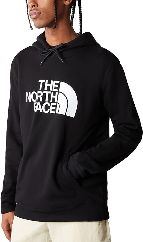 THE NORTH FACE Men's Half Dome Hoodie - Men's Pullover and Jumper with Hood - Graphic Hoodie for Hiking, Camping and Walking - TNF Black, S