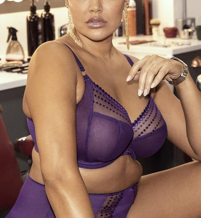 Elomi Women's Matilda Plunge Bra, Opaque, Iris, 40H