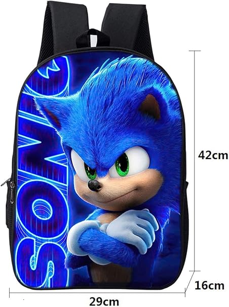 Umbrean Children's Backpack, Sonic Hedgehog, Red, S