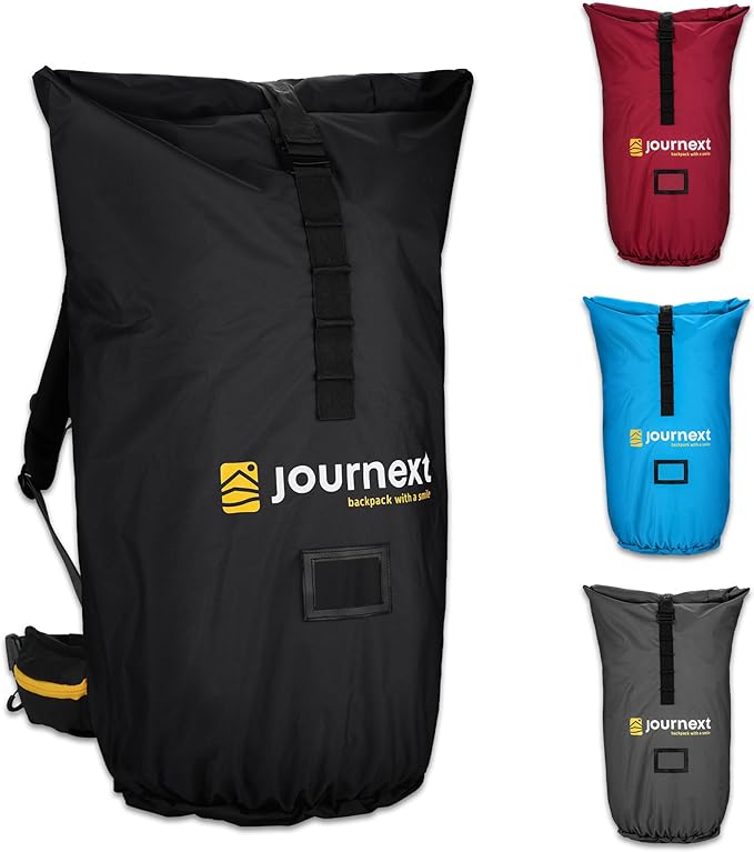 Journext 2 in 1 Backpack Transit Cover & Rain Cover, Backpack Flight Cover, Rucksack Transit Cover for Airplane, Railway & Bus, Flight Bag