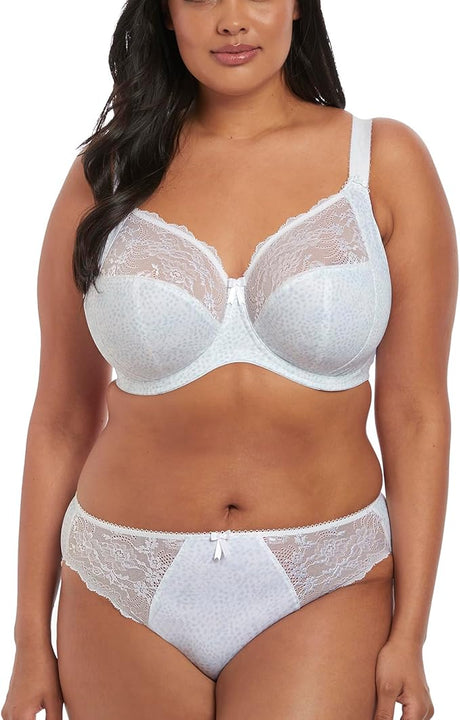 Elomi Women's Morgan Underwire Banded Bra, White, 40HH