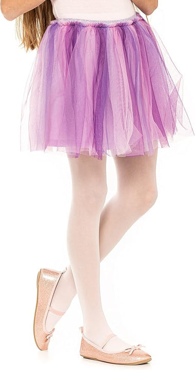 OVISSA Ballet Tights for Girls - School Uniform Dancing Sport 50 DEN With Microfibre - Strong Footed Soft Tights for Kids 9-10 Years, Baby Pink