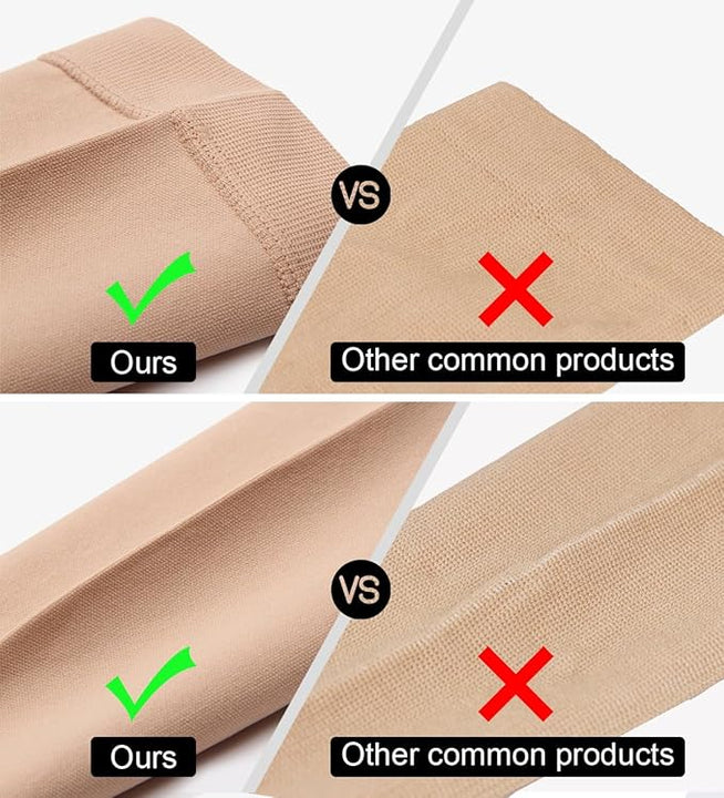 2 Pairs Medical Compression Socks for Women & Men 20-30 mmHg, class 2, Best Graduated Stockings Support Fit for Travel Flight Running Varicose Veins Pregnancy Nurses (Black+Beige, XL)