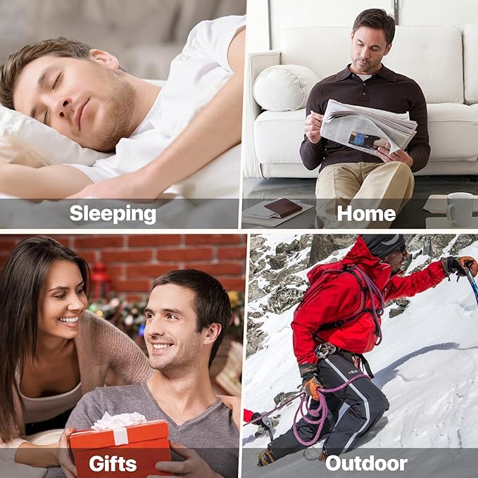 SIMIYA 5 Pairs Mens Fluffy Socks Winter Warm Slipper Socks Cosy Thermal Socks Non Slip Fleece Bed Socks, Multicolor, 6-12