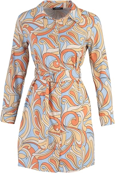 Trendyol Dress - Multi-Color - Shirt Dress UK12