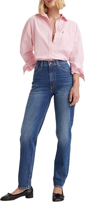 Levi's Women's 80s Mom Jeans, Tough Cookie, 28W / 28L