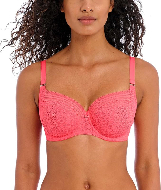 Freya Women's Full Coverage Bra, Opaque, Sunkissed Coral, 38J