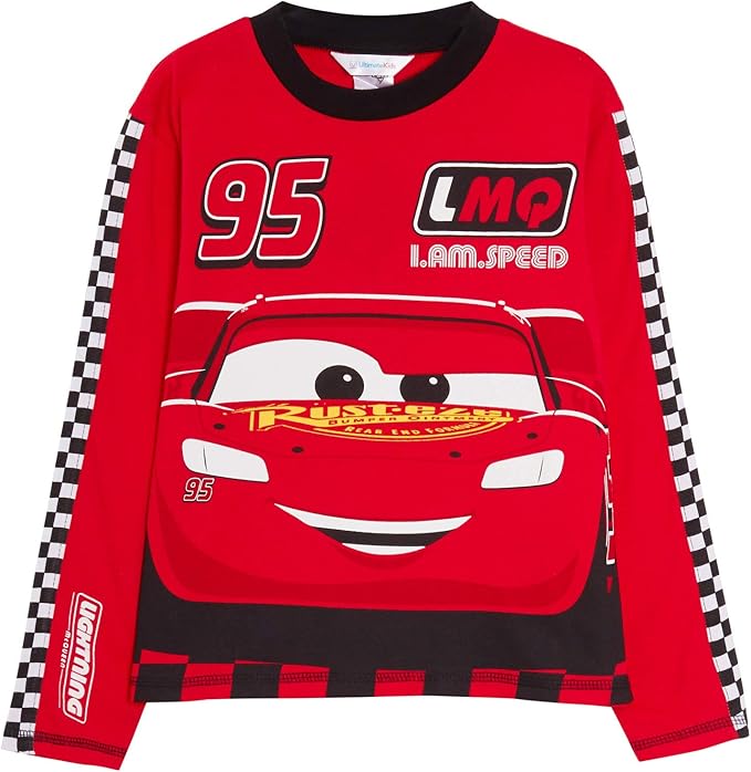 Disney Cars Pyjamas Kids Lightning McQueen Red 3-4 Years