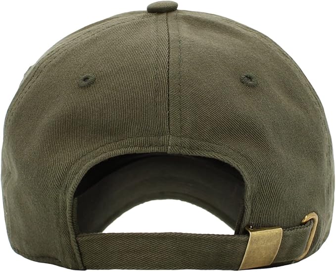 KBETHOS KB-LOW Classic Cotton Dad Hat Adjustable Plain Cap. Polo Style Low Profile (Unstructured) (Classic) Adjustable