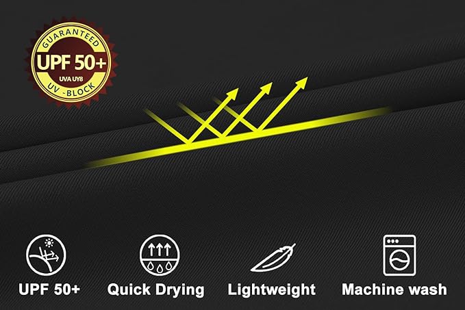 Huayuzh Mens Swim Shirts Short Sleeve Rash Guards Rashguard UPF 50+ Quick Drying T-Shirts Surfing Pool Beach Sports Top Black 2XL