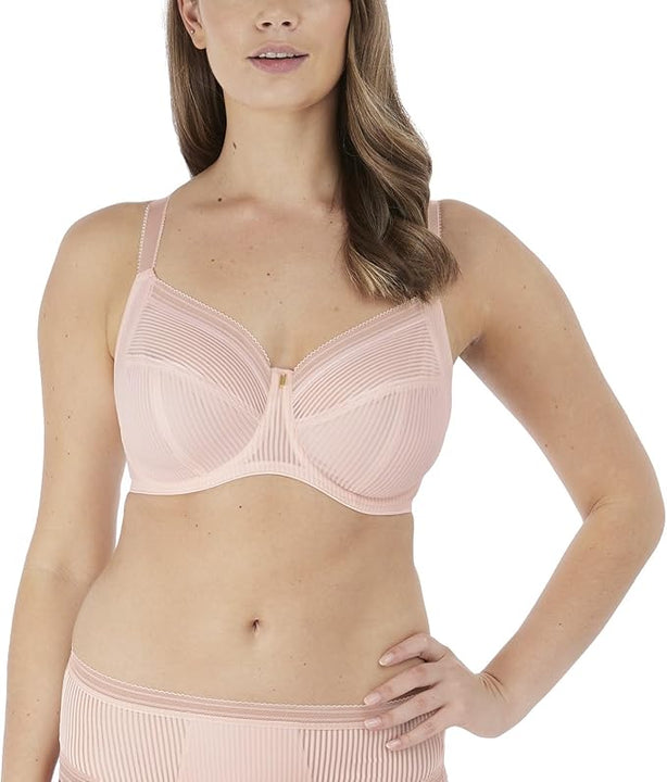 Fantasie Women's Fusion Underwire Full Cup Side Support Bra Coverage, Blush, 40F