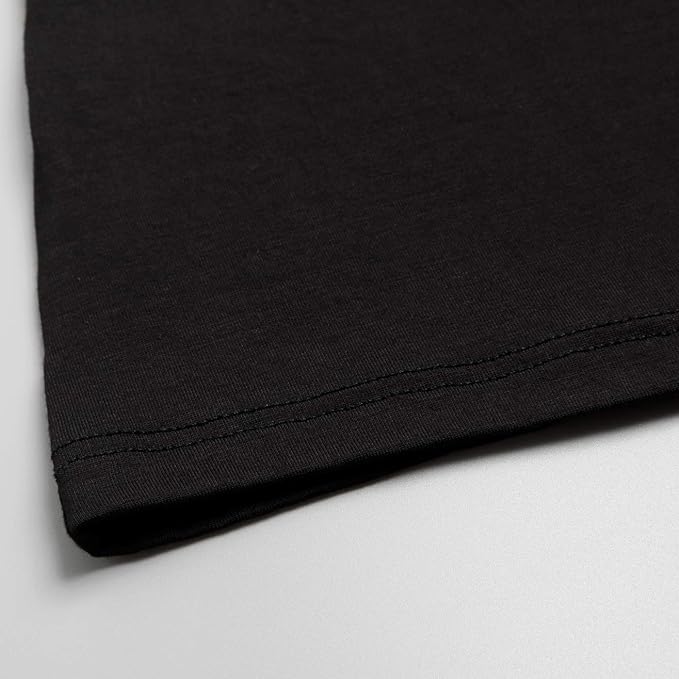 Mcilia Women's Ultrathin Modal Round Neck Long Sleeve Thermal Top/Shirt Black Medium (UK Size 12 14)