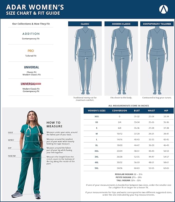 Adar Universal Scrubs for Women - Tapered Cargo Scrub Pants - 506 - White - S