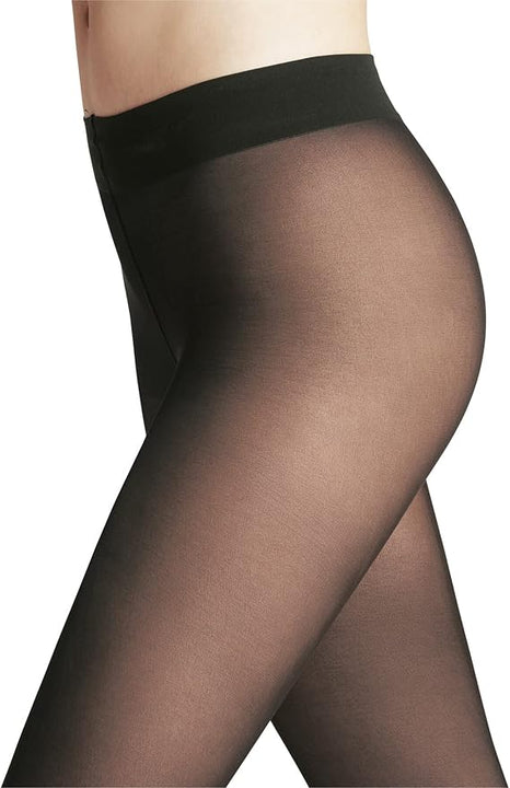 FALKE Women's Sneaker 20 DEN W TI Sheer Plain 1 Pair Tights, Green (Military 7826), S-M