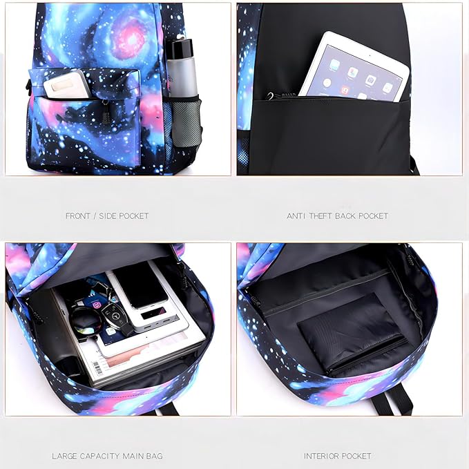 Umbrean Children's Backpacks Sti-tch Huggy for Boys Children for Primary School Students for Middle School Students Wuggy Children's Backpack, blue, S