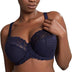 Panache Women's Envy Lace Stretch Full Cup Bra, Opaque, Navy, 36F