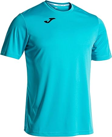 Joma Men's Combi M/C T-Shirt, Fluor Turquoise, XL